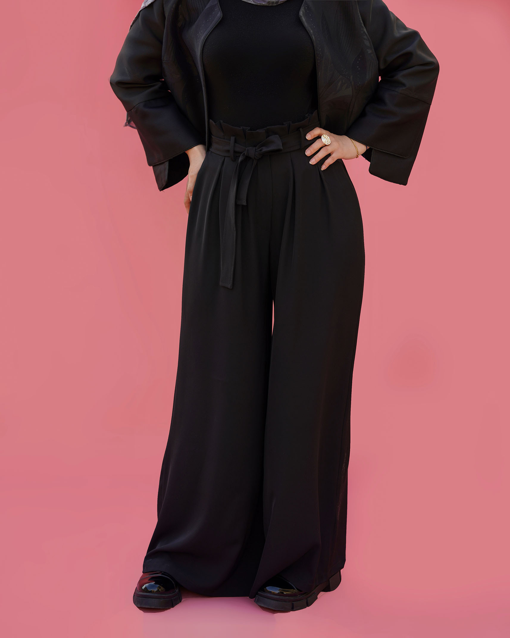 شلوار از بالا پیلی دار