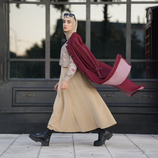 دامن چرم سیلیکونی مات